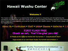 Tablet Screenshot of hawaiiwushucenter.org